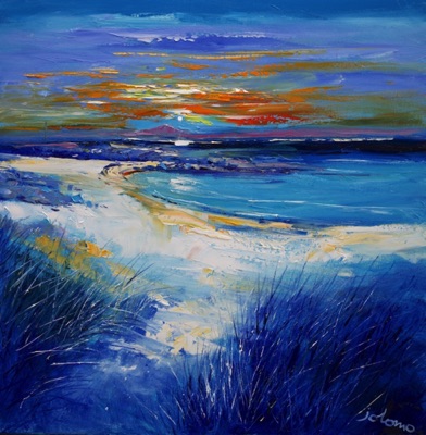 A winter sunset Isle of Tiree 24x24 A winter sunset Isle of Tiree 24x24